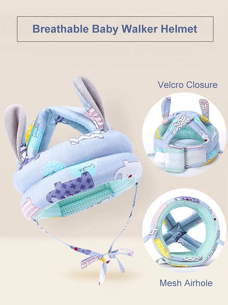 SNOWIE SOFT Baby Safety Helmet with Adjustable Size, Baby Learn to Walk Or Run Soft Safety Helmet, Infant Anti-Fall Anti-Collision,for Baby Months~5 Years Old (Multi-Colour 2) SNOWIE SOFT Baby Safety Helmet with Adjustable Size, Baby Learn to Walk Or Run Soft Safety Helmet, Infant Anti-Fall Anti-Collision,for Baby Months~5 Years Old (Multi-Colour 2)